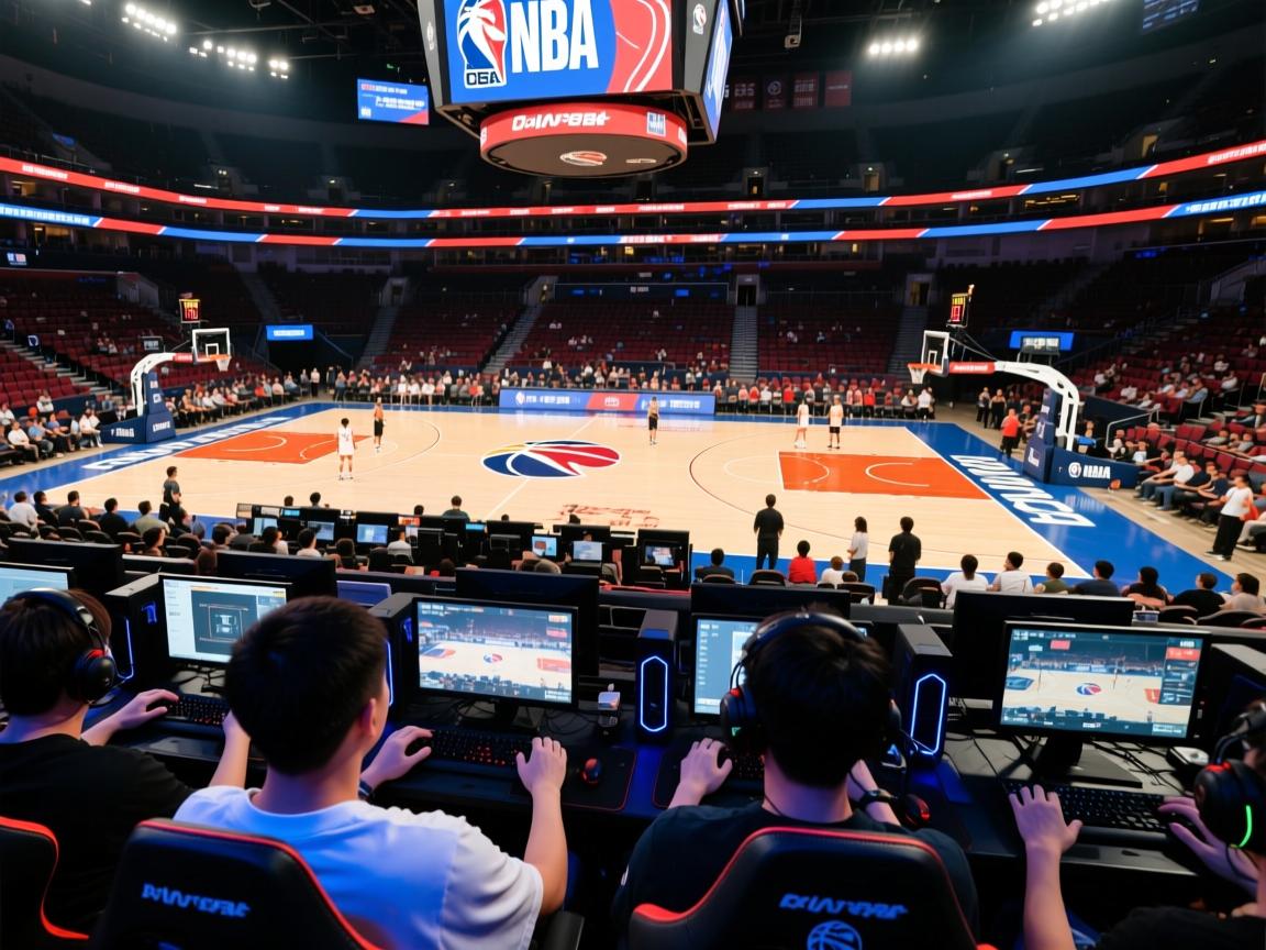 体育爱好者观看篮球比赛并积极参与  第2张